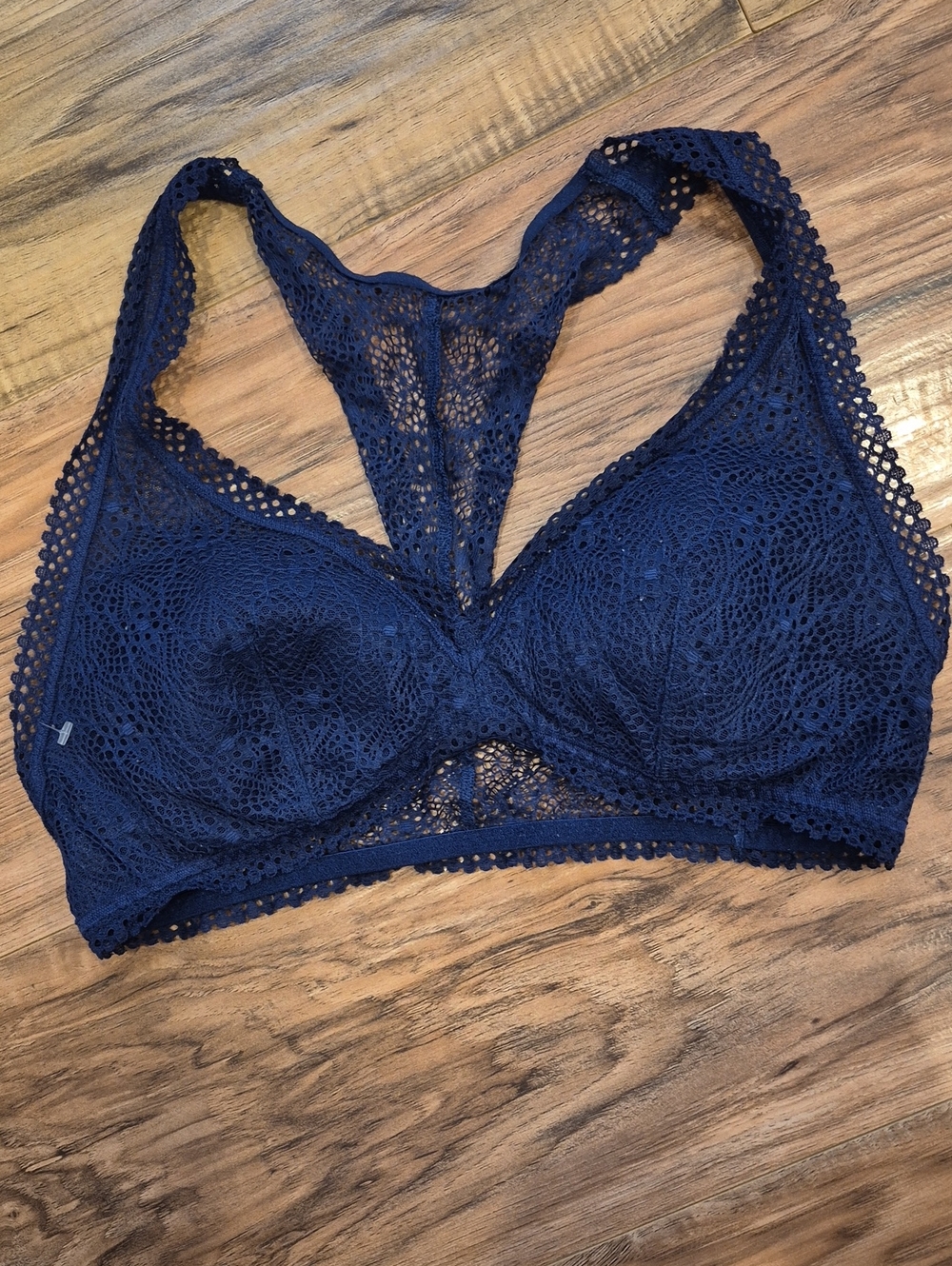 Victoria's Secret - Navy Lace Racerback Bralette